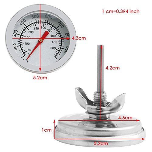 Grill Stainless Steel Thermometer
