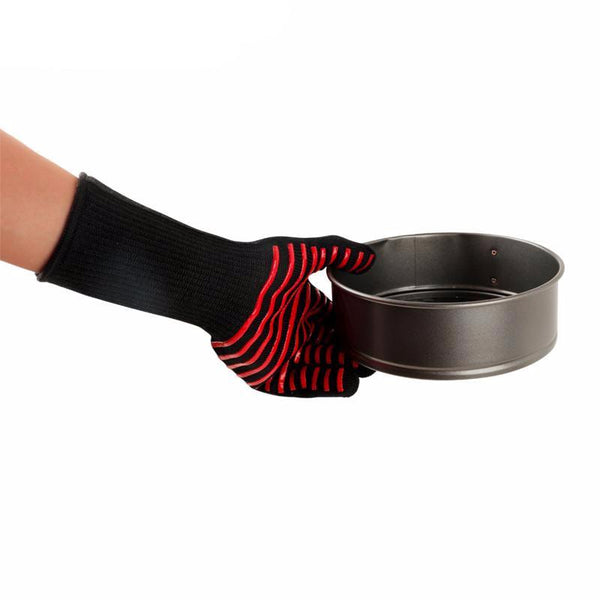 Long Red Barbecue Mitts
